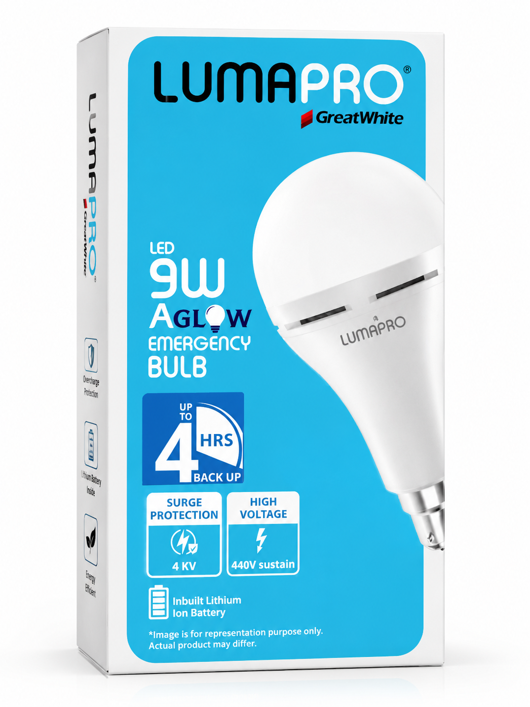 GreatWhite LumaPro 9w Emergency Bulb