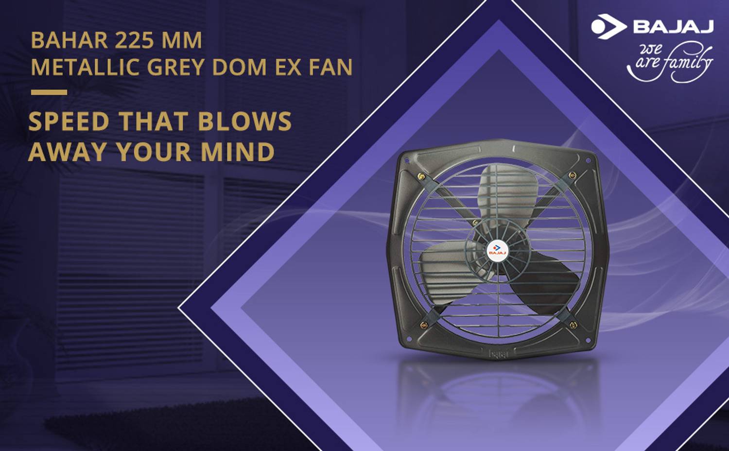 Bajaj Bahar 225mm (9 inch) Exhaust fan